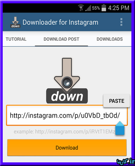 برنامه دانلود فیلم از اینستاگرام برای آیفون